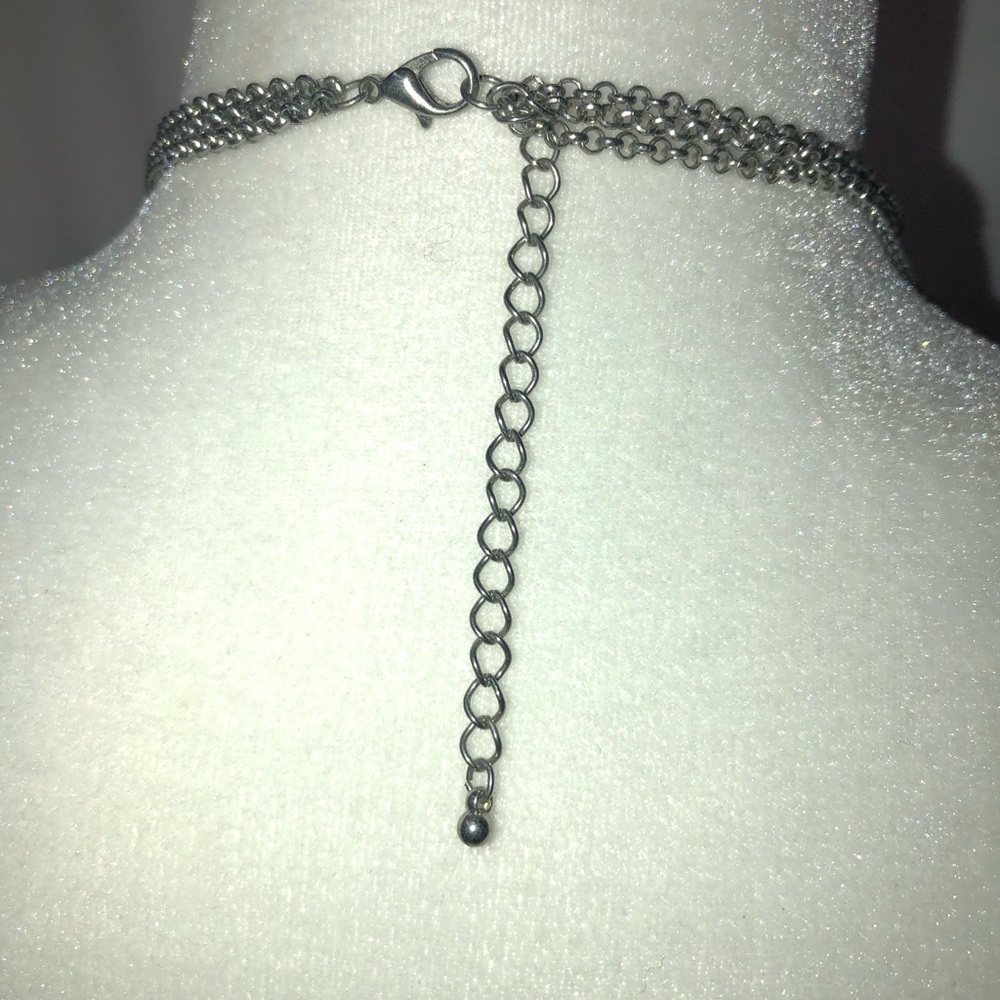 Yellow teardrop multi strand necklace - Picture 4 of 5